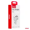 AMiO autós töltő 2x USB-A + USB-C 32W 12/24V (03890)