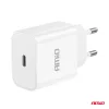 AMiO hálózati töltő USB-C 20W gyorstöltés 230V (03891)