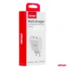 AMiO hálózati töltő 2xUSB-C 40W gyorstöltés 230V (03892)