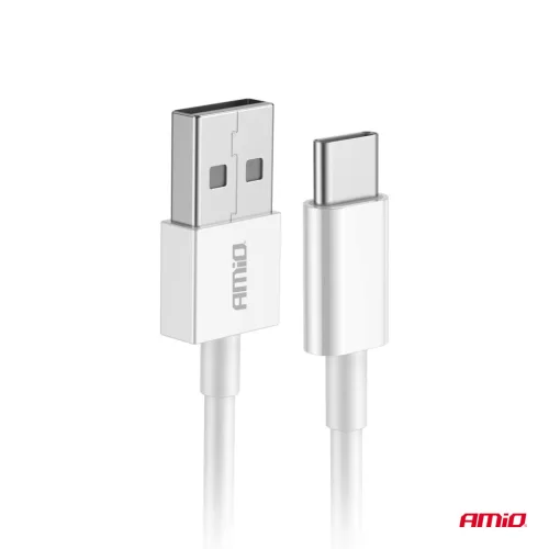 AMiO USB–USB-C kábel 2A 200cm FullLINK (03894)