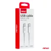 AMiO USB-C–USB-C kábel 60W 100cm FullLINK (03896)