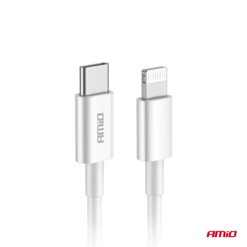 AMiO USB-C–Lightning kábel 20W 100cm FullLINK (03898)