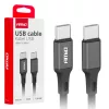 AMiO USB-C–USB-C kábel 60W 100cm FullLINK (03902)