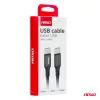 AMiO USB-C–USB-C kábel 60W 200cm FullLINK (03903)