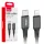 AMiO USB-C–Lightning kábel 20W 100cm FullLINK (03904)