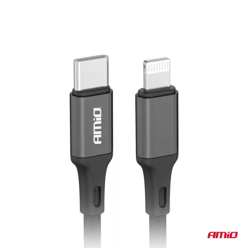 AMiO USB-C–Lightning kábel 20W 100cm FullLINK (03904)