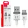 AMiO USB–USB-C kábel 3A 100cm FullLINK (03905)