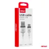 AMiO USB–USB-C kábel 3A 200cm FullLINK (03906)