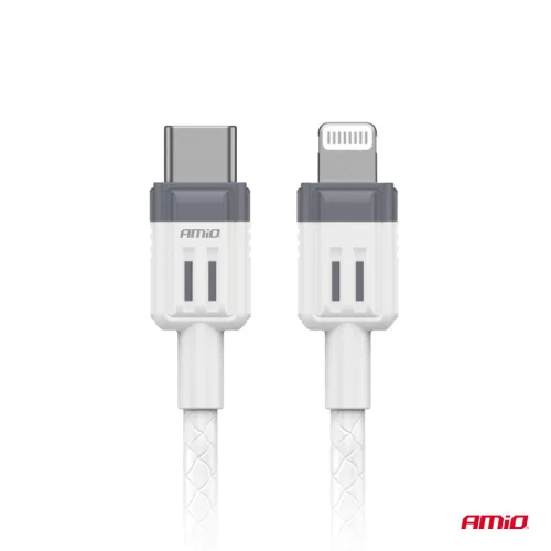AMiO USB-C–Lightning kábel 20W 100cm FullLINK (03910)