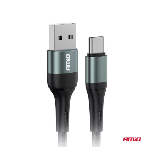 AMiO USB–USB-C kábel 3A 100cm FullLINK (03911)