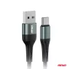 AMiO USB–USB-C kábel 3A 200cm FullLINK (03912)