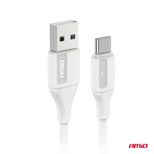 AMiO USB–USB-C kábel 3A 100cm FullLINK (03917)