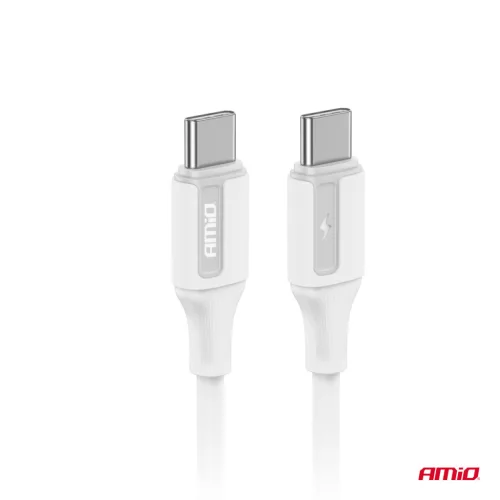 AMiO USB-C–USB-C kábel 60W 100cm FullLINK (03920)