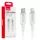 AMiO USB-C–Lightning kábel 20W 100cm FullLINK (03922)