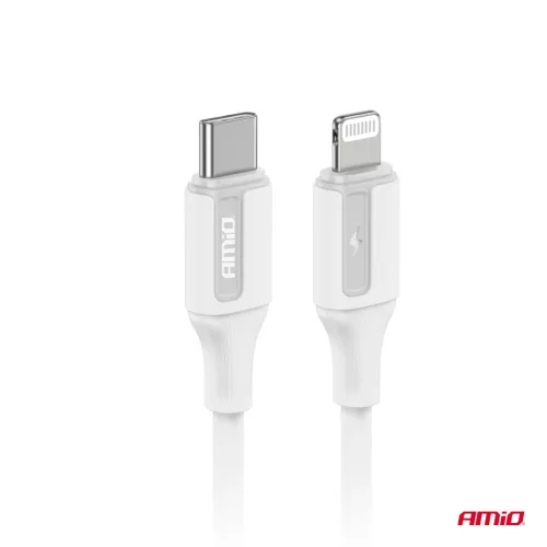 AMiO USB-C–Lightning kábel 20W 100cm FullLINK (03922)