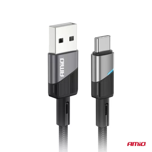 AMiO USB–USB-C kábel 3A 100cm FullLINK (03923)