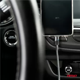 AMiO USB-C–USB-C kábel 60W 100cm FullLINK (03926)