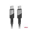 AMiO USB-C–USB-C kábel 60W 100cm FullLINK (03926)