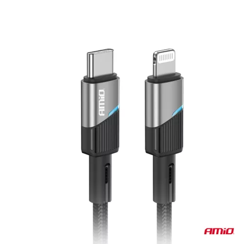 AMiO USB-C–Lightning kábel 20W 100cm FullLINK (03928)