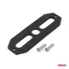 AMiO keskeny, hűtőrácsba szerelhető borostyánsárga LED-villogó, 4×3 W, R65/R10, 12/24 V, IP6K9K (03929)