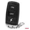 AMiO vezeték nélküli LED-es figyelmeztető lámpa távirányítóval R65 R10 12/24V (03932)