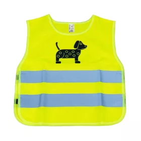   AMiO gyermek láthatósági mellény sárga tanúsítvánnyal DOG (03937)