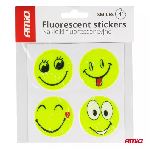 AMiO fluoreszkáló matricák készlet SMILE (03941)