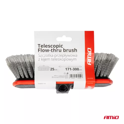 AMiO teleszkópos vízátfolyós mosókefe 171-300cm (03952)