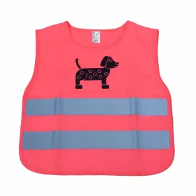 AMiO gyermek láthatósági mellény rózsaszín DOG (03990)