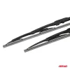 AMiO fémvázas ablaktörlő lapát U típus, méret: 18" 450mm, U alakú kampós rögzítés (04008)