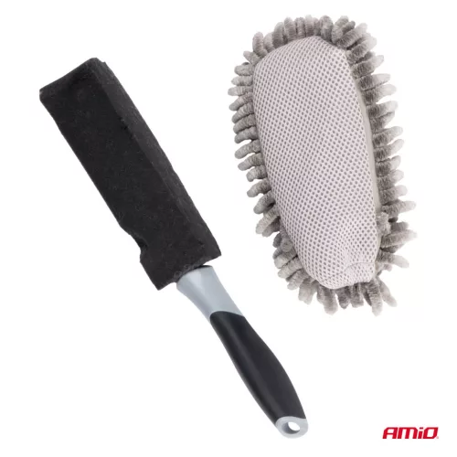AMiO mikroszálas autómosó kefe 33.5 cm (04027)