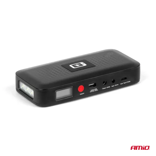AMiO hordozható indításrásegítő powerbank 12V 12Ah 800A (04055)