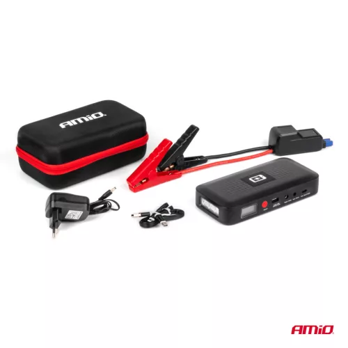 AMiO hordozható indításrásegítő powerbank 12V 12Ah 800A (04055)
