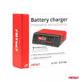 AMiO akkumulátortöltő 10A 6V 12V (04056)