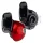 AMiO kürt készlet – 2 db piros 125mm 12V (04075)