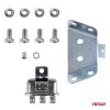 AMiO kürt készlet – 2 db piros 125mm 12V (04075)