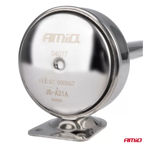 AMiO fanfárkürt króm 520mm 12V 24V HighTone (04077)