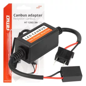  AMiO LED CANBUS terhelőellenállás, 120 Ω, 3 W, H7 (04088)