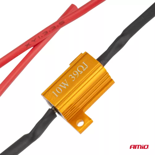 AMiO LED CANBUS terhelőellenállás, 39 Ω, 10 W (04091)