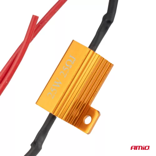 AMiO LED CANBUS terhelőellenállás, 25 Ω, 25 W (04093)
