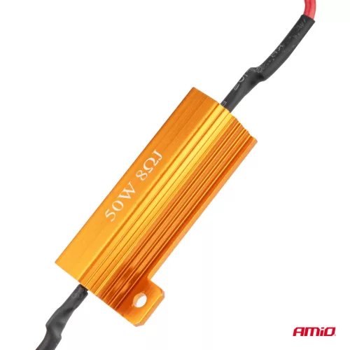 AMiO LED CANBUS terhelőellenállás, 8 Ω, 50 W (04095)