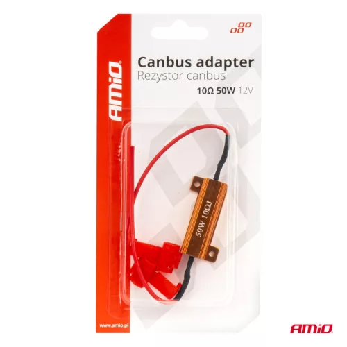AMiO LED CANBUS terhelőellenállás, 10 Ω, 50 W (04096)
