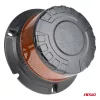 AMiO LED-es figyelmeztető lámpa nagy igénybevételre W28B 12V 24V (04106)