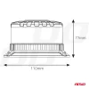 AMiO LED-es figyelmeztető lámpa nagy igénybevételre W28B 12V 24V (04106)