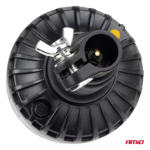 AMiO LED-es figyelmeztető lámpa nagy igénybevételre W28P 12V 24V (04107)