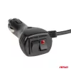 AMiO LED-es figyelmeztető lámpa nagy igénybevételre W28M 12V 24V (04108)