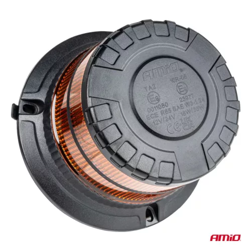 AMiO LED-es figyelmeztető lámpa nagy igénybevételre W29M 12V 24V (04110)
