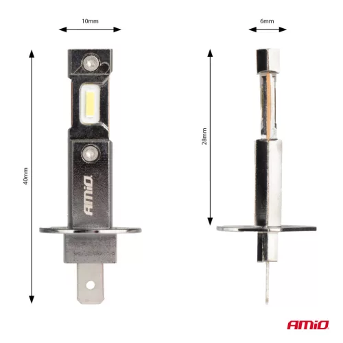 AMiO LED fényszóróizzók Hybrid sorozat H1 6000K CANBUS 60W (04112)