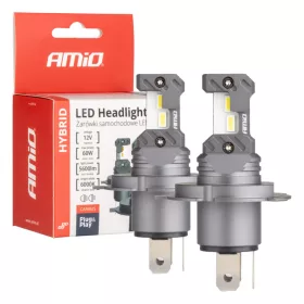   AMiO LED fényszóróizzók Hybrid sorozat H4 H19 6000K CANBUS 60W (04114)