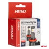 AMiO LED fényszóróizzók Hybrid sorozat H8 H9 H11 H16 6000K CANBUS 60W (04116)